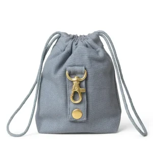Dog Treat Bag in Faded Blue
