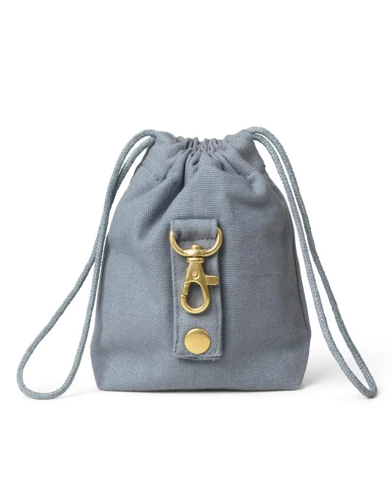 Dog Treat Bag in Faded Blue