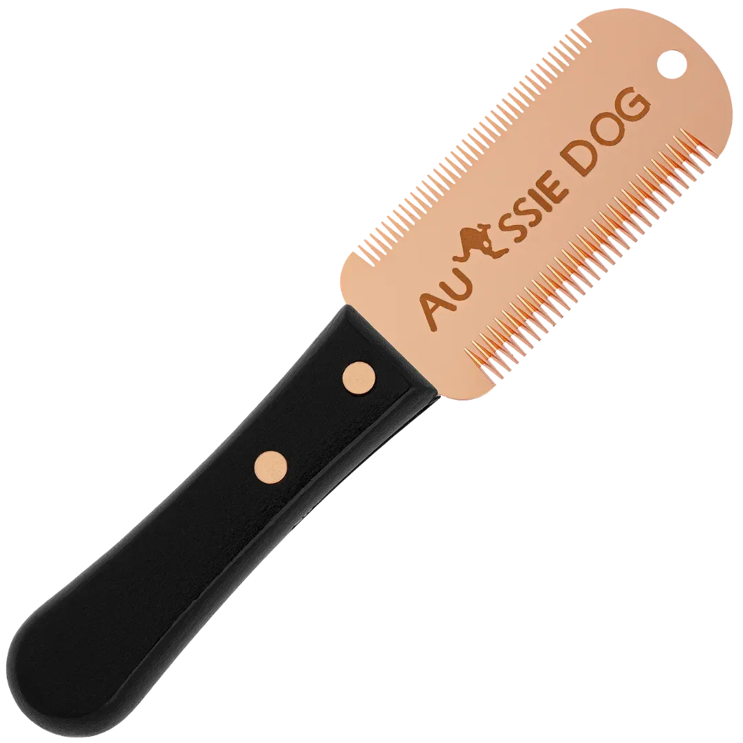 29T Coarse and 38T Fine Stripping Knife by Aussie Dog