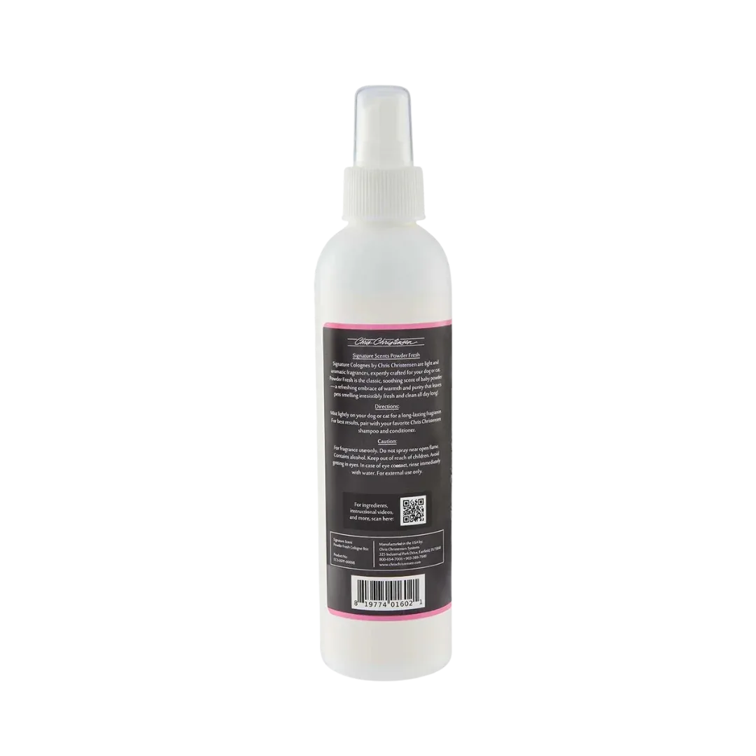 Signature Scents Powder Fresh Cologne 8oz by Chris Christensen - Image 2