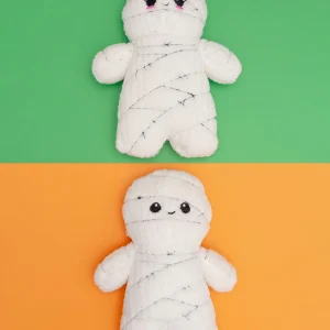 Tiny Terror Plush Squeaky Mummies Dog Toys