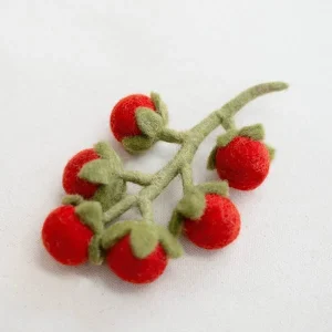 Wool Cherry Tomato Vine Dog Toy