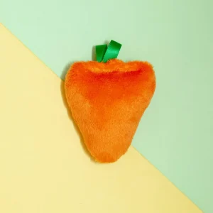Mini Carrot Squeaky Plush Dog Toy (FINAL SALE)