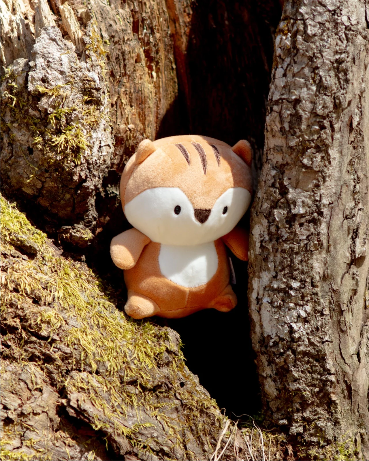 Chipmunk Marshmallow Squisher Squeaky Plush Dog Toy (FINAL SALE)