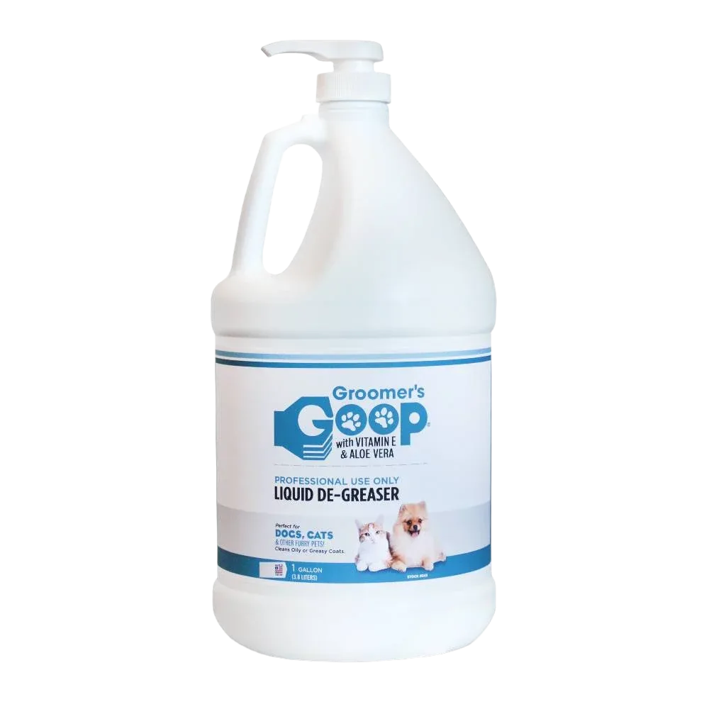 Liquid Degreaser For Oily Coats 1 Gallon by Groomer's Goop