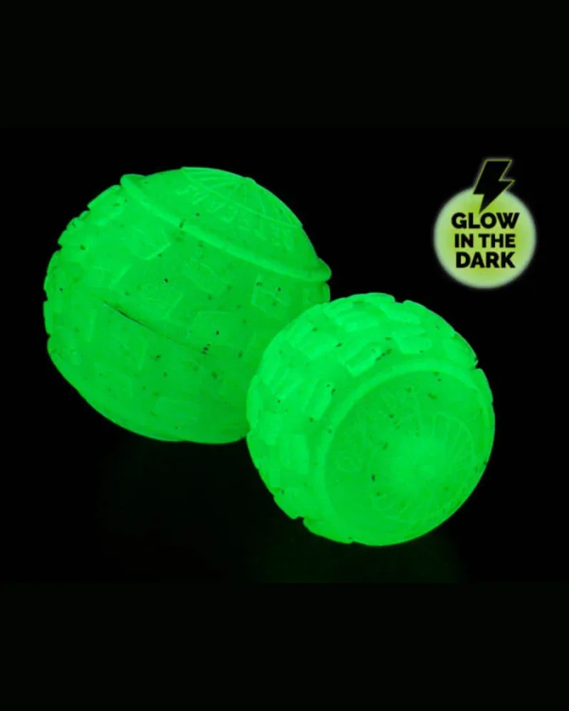 High Roller Glow in the Dark Ball Dog Toy - Image 2