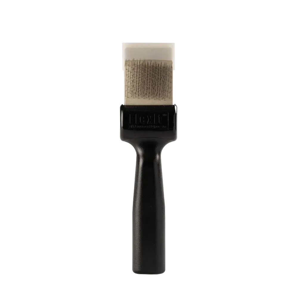 Silver Firm Flex Undercoating Twin Single Brush by FlexIt