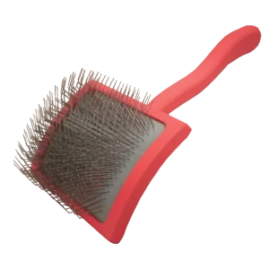 Big G Large Coral Slicker Brush by Chris Christensen