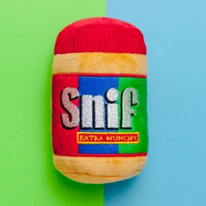 Snif Peanut Butter Plush Dog Toy