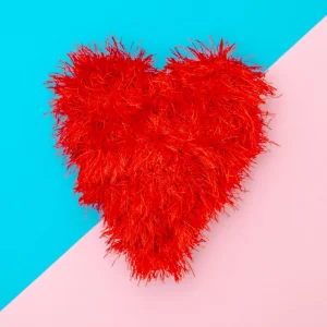 Heart Handmade Squeaky Dog Toy