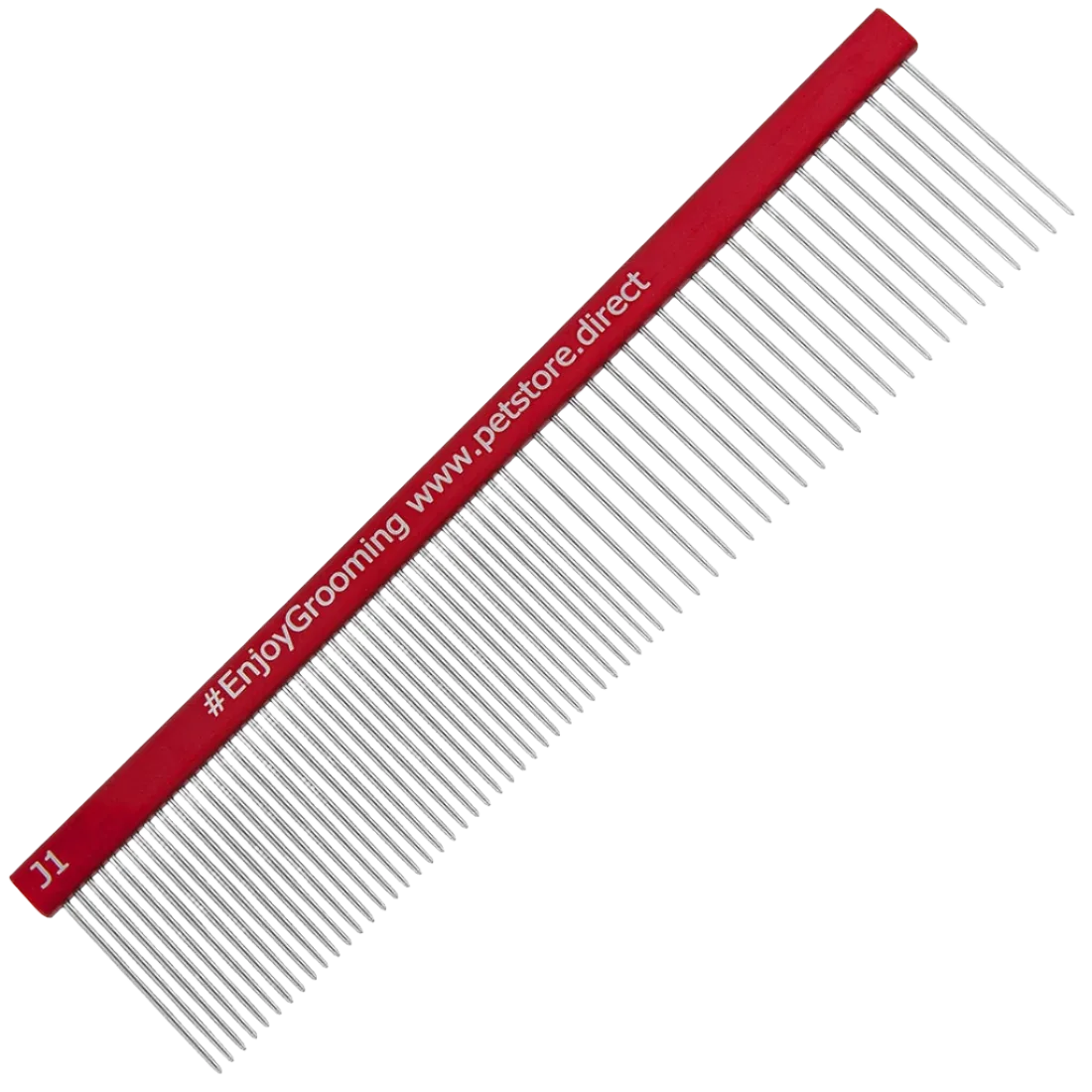 6" 50/50 Red Grayhound Comb by PetStore.Direct