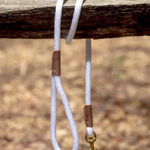 Snap Leash in White (Made in the USA)