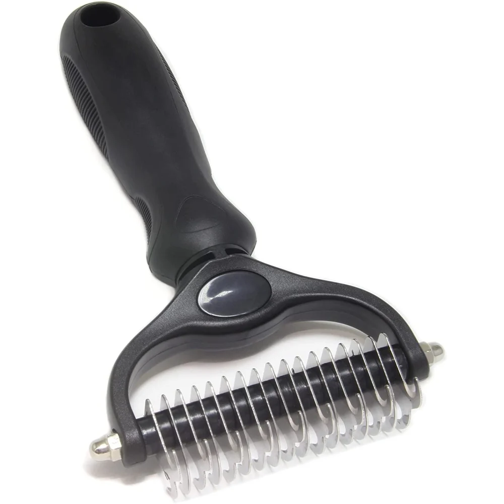 Dual Sided Deshedding and Dematting Rake - Image 2