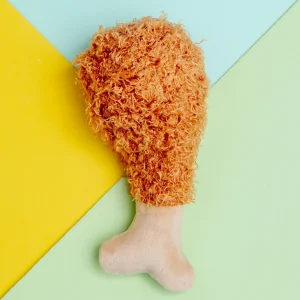 Fried Chicken Dog Plush Toy
