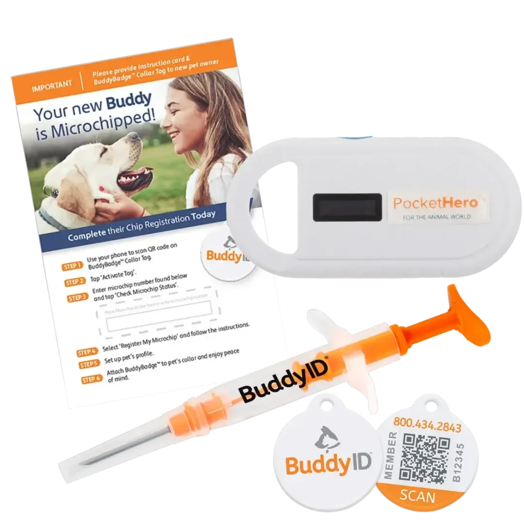 Microchip Complete Protection System with Reader by BuddyID