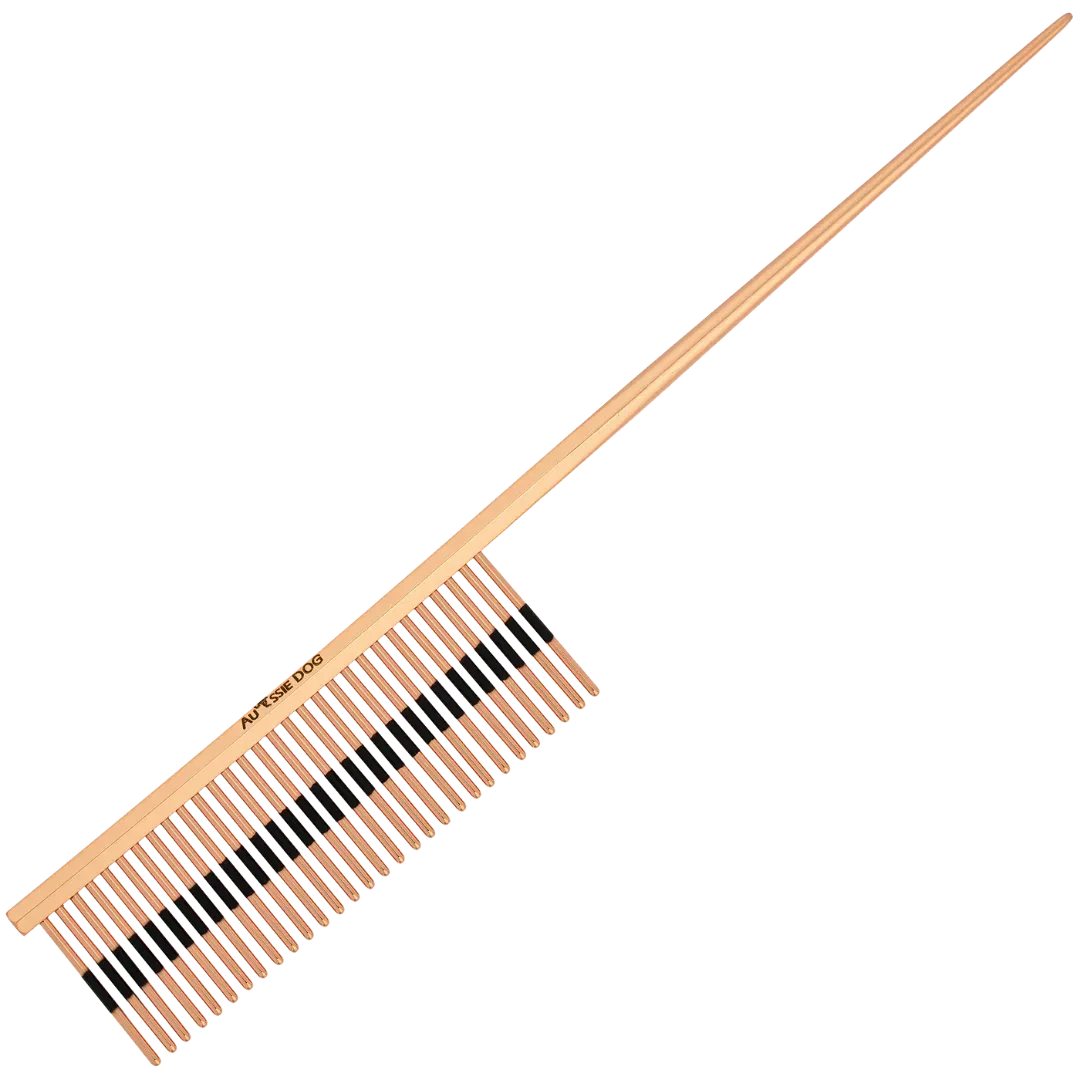 Rat Tail Coarse Ionic Strip Comb by Aussie Dog