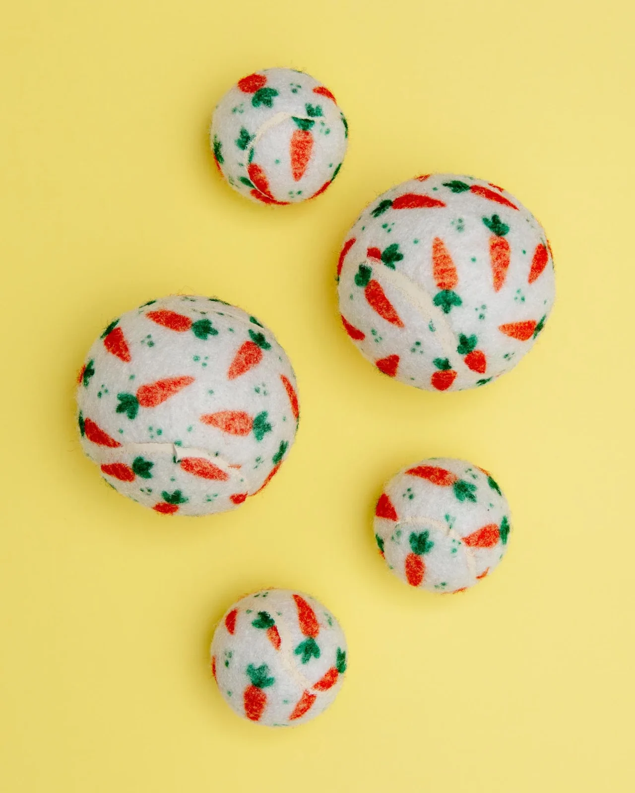Cutest Carrots Tennis Ball (Mini or Regular Size)