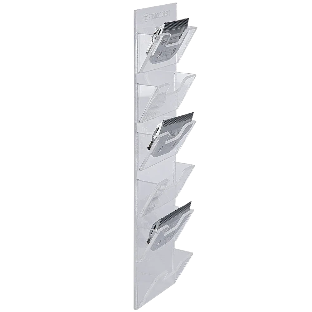 Wall Wide 6 Blades Holder Clear by PetStore.Direct - Image 2