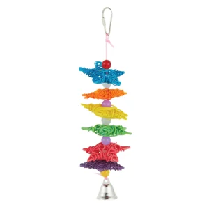 All Living Things® Willow Starburst Bird Toy - Shredding Toy for Small Pet Birds