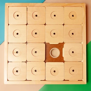 Wooden Sudoku Dog Treat Puzzle Game (16 Squares)
