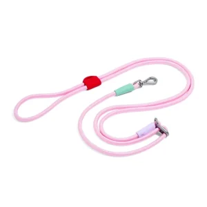 Hands-Free Rope Dog Leash in Bubblegum or Retro