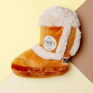 Pugg Boot Plush Squeaky Dog Toy