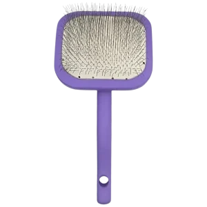 Soft Touch Purple Wooden Slicker Brush Large by Zolitta