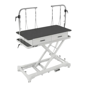 Pre-Order 50" Dog Grooming 999P Electric Table with Drawer White by Waggz