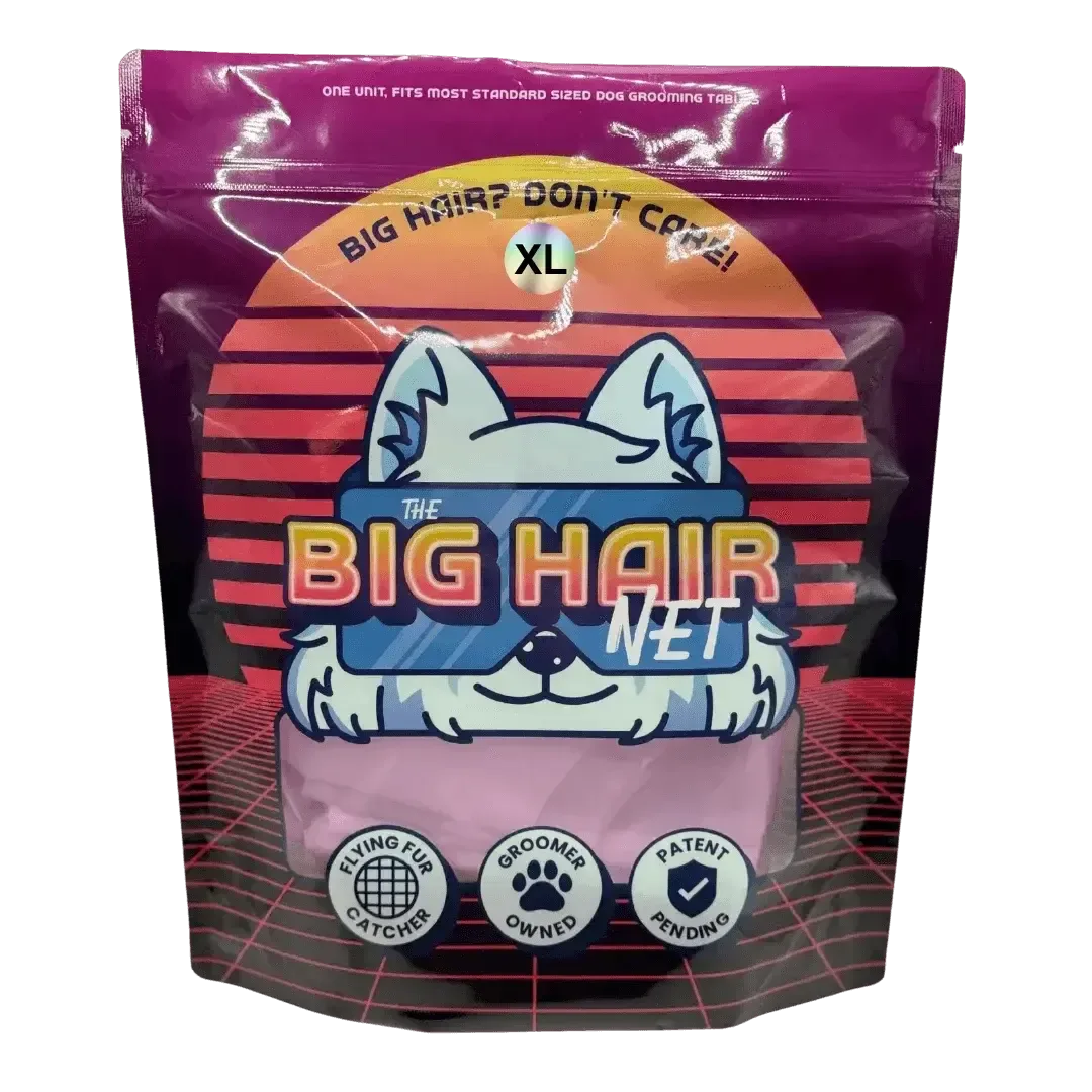 Extra Large Bubble Pink Flying Fur Catcher by Big Hair Net - Image 2