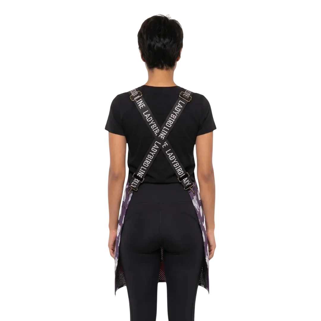 Puppy Love Sketch Unisex Crossover Straps Waterproof Apron by Ladybird Line - Image 2