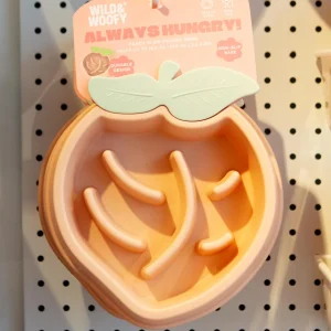 Peach Slow Feeder for Dogs
