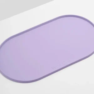 Curved Silicone Placement in Lilac