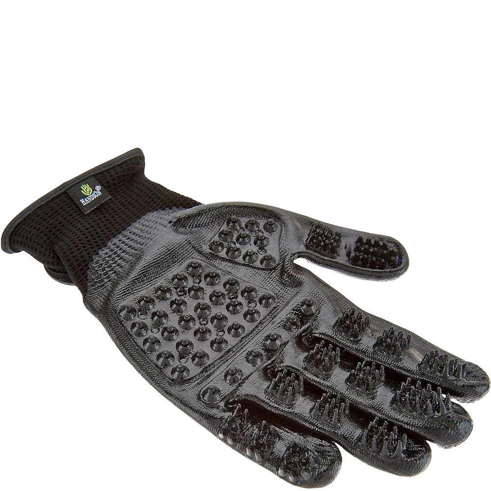 Large Black Deshedding Gloves by HandsOn Gloves - Image 2
