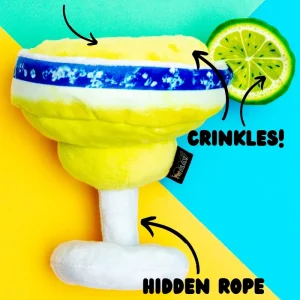 Pup-arita Margarita Squeaky Plush Dog Toy (FINAL SALE)