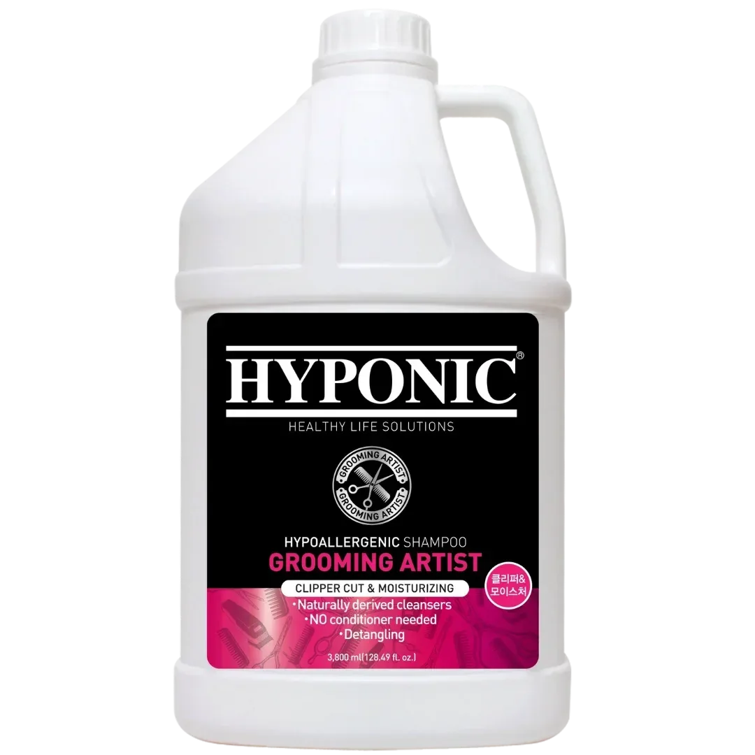 Grooming Artist Shampoo for dogs Clipper Cut & Moisturizing 3.8L by Hyponic