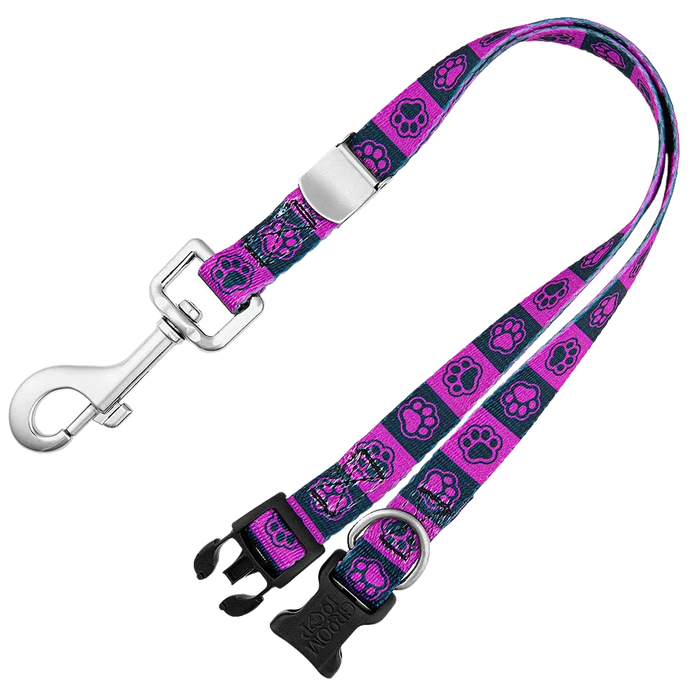 24" Polyester Loop Purple Checkers by Groom Loop
