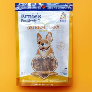 Ernie's Ostrich Jerky Dog Treats