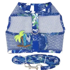 Cool Mesh Dog Harness in Blue Ocean (FINAL SALE)