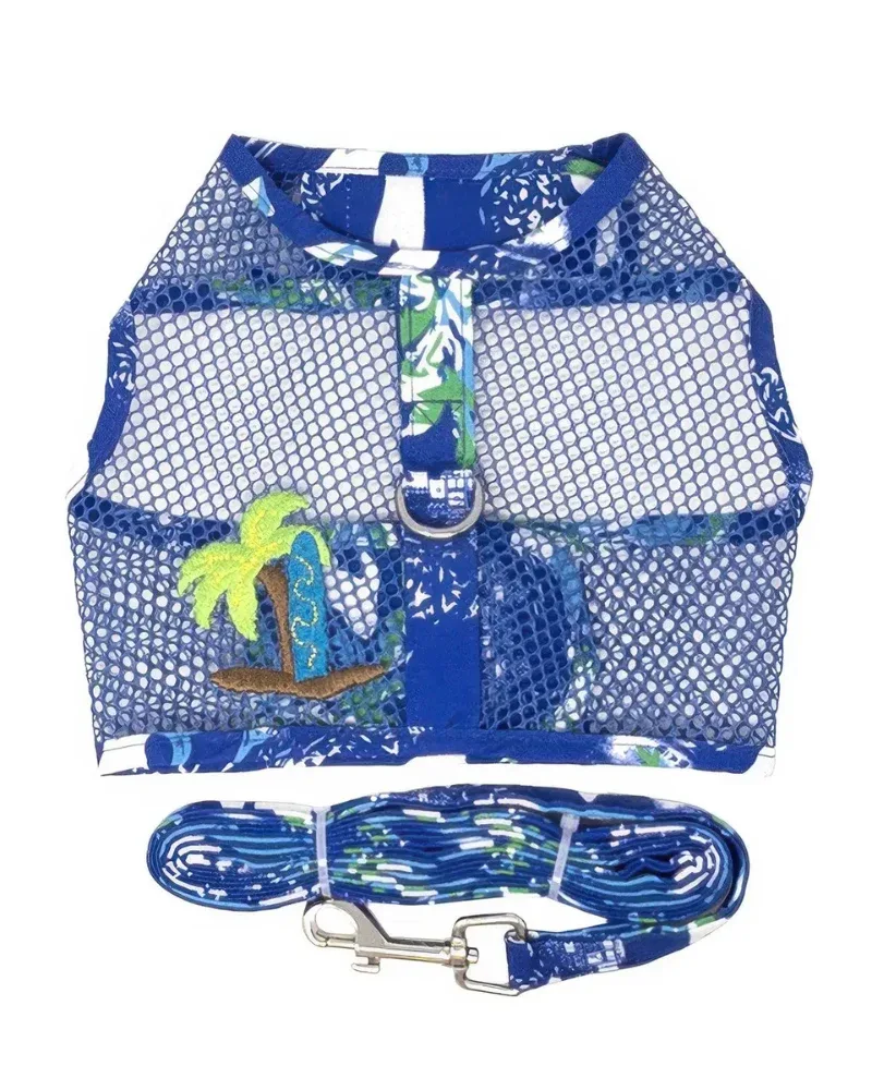 Cool Mesh Dog Harness in Blue Ocean (FINAL SALE)