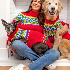 Festive Fairisle Human Sweater <>