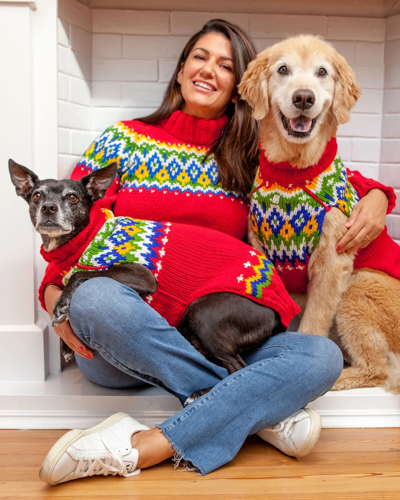 Festive Fairisle Human Sweater <>
