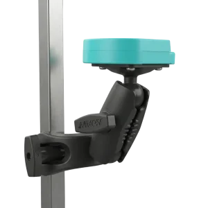 Clip It Dryer Holder Attachment Black and Teal by Handle It