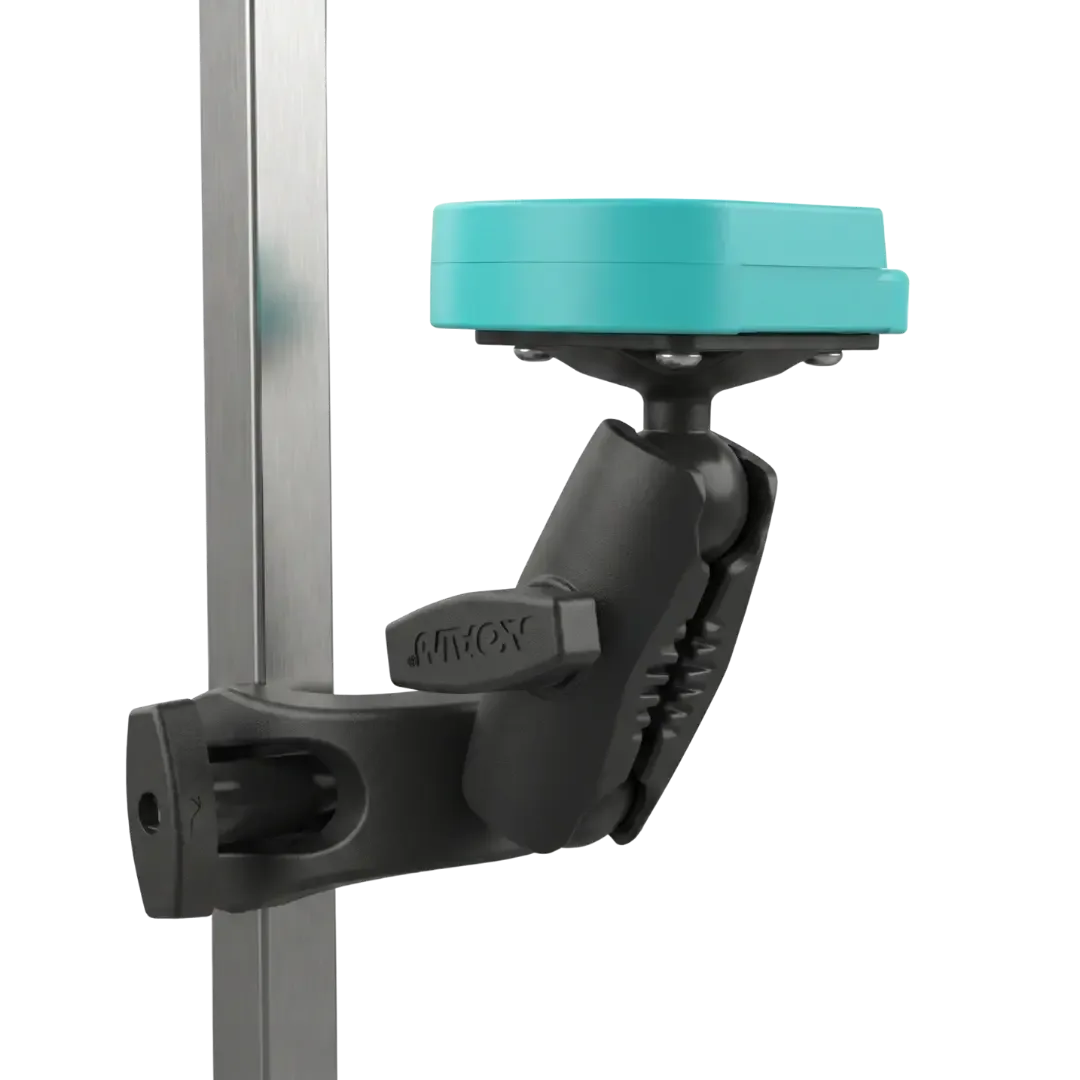 Clip It Dryer Holder Attachment Black and Teal by Handle It