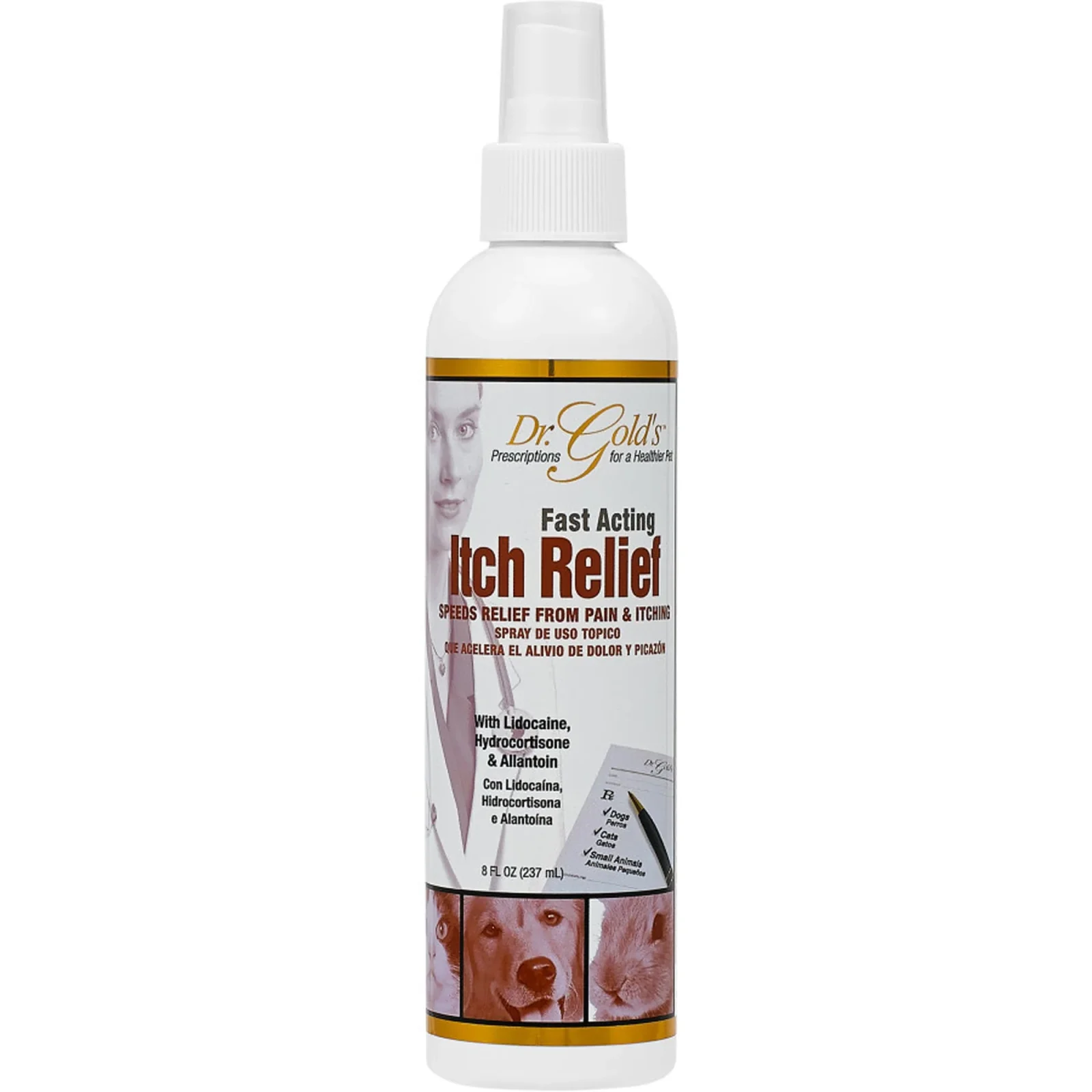 Synergy Labs Dr. Gold's Itch Relief with Hydrocortisone and Allantoin 1ea/8 fl oz