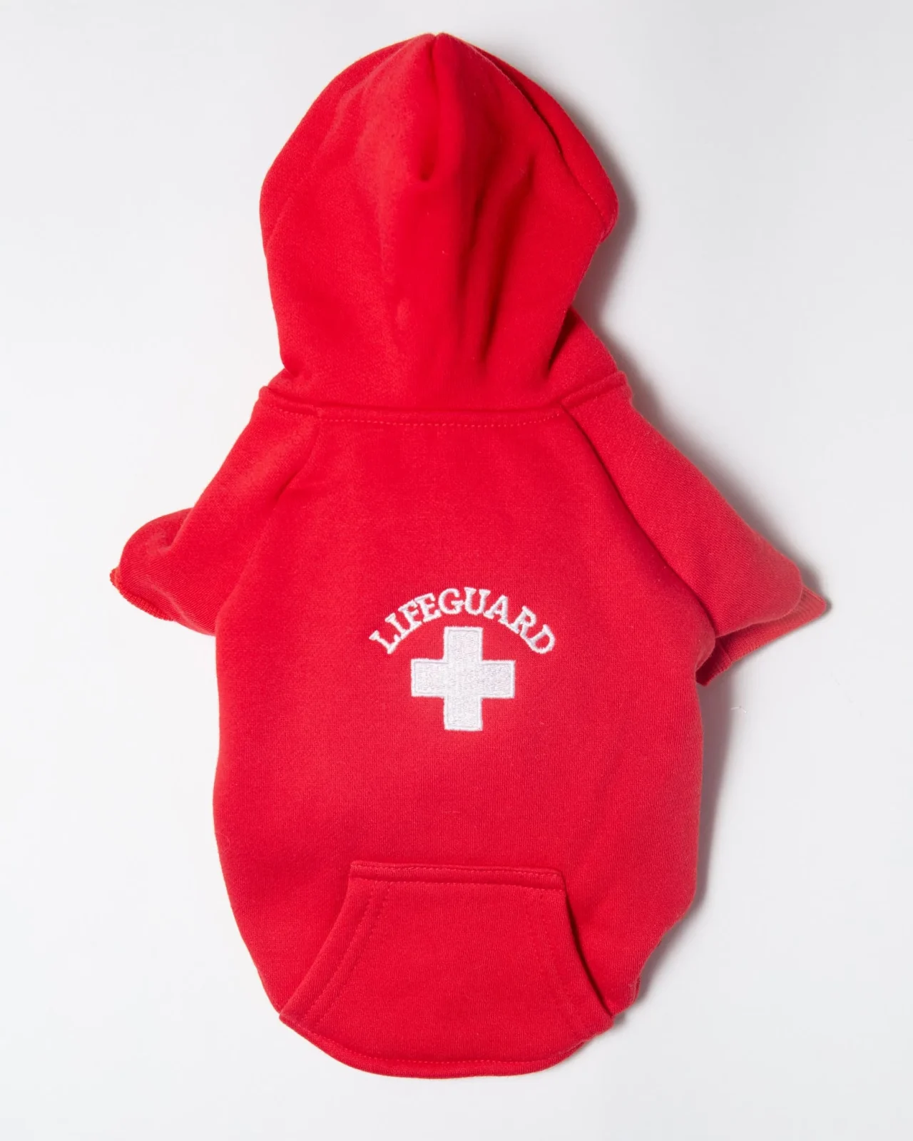 Lifeguard Dog Hoodie in Red (FINAL SALE)