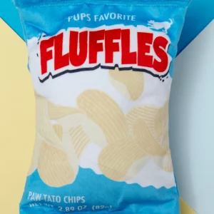 Fluffles Chips Crinkle Dog Toy