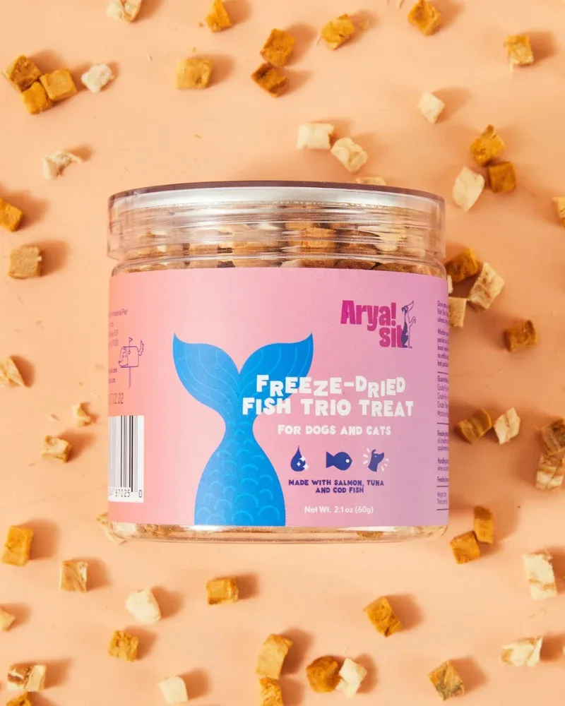 Freeze-Dried Fish Trio For Dogs & Cats