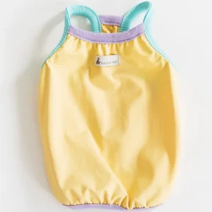Cooling Dog Tank in Yellow (FINAL SALE)