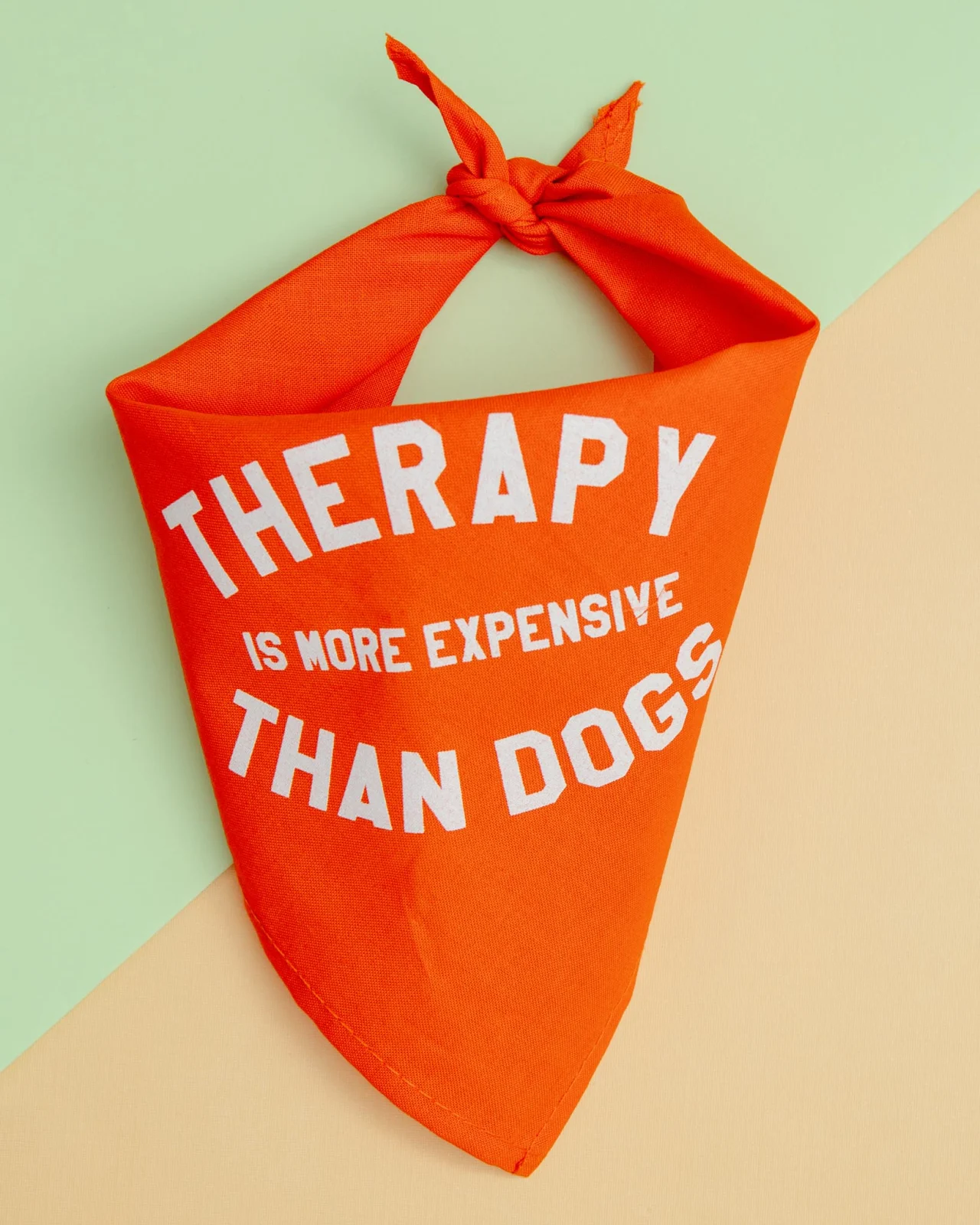 Therapy is More Expensive than Dogs Bandana(Made in the USA) (FINAL SALE)