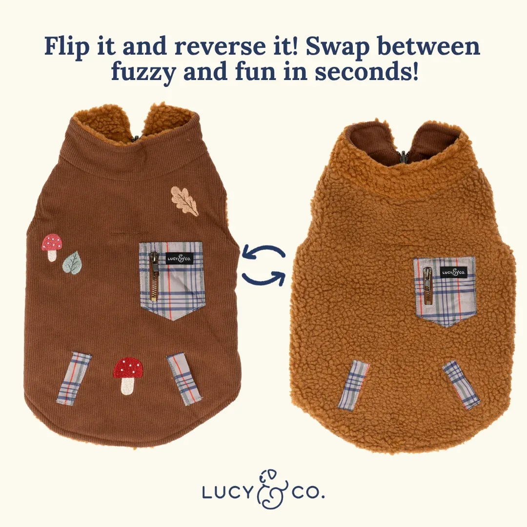 Woodland Wonder Reversible Teddy Vest - Image 2